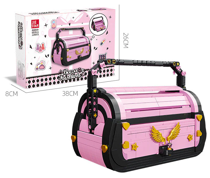 Pink handbag 杰星 JIESTAR JJ9072 image 1