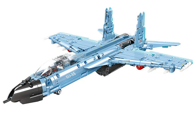 SU-35 MOUNTED FIGHTER AIRCRAFT 杰星 JIESTAR 58122 image 1