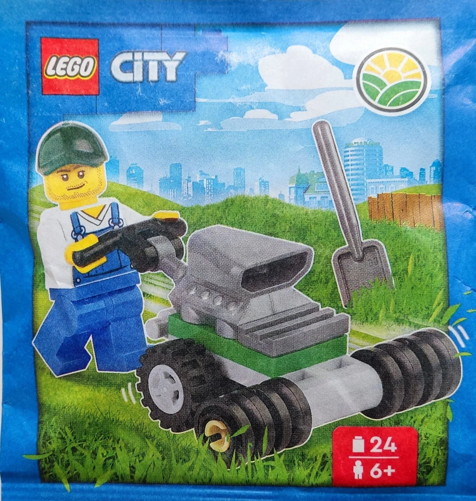 Farmers using lawn mowers 乐高 LEGO 952404