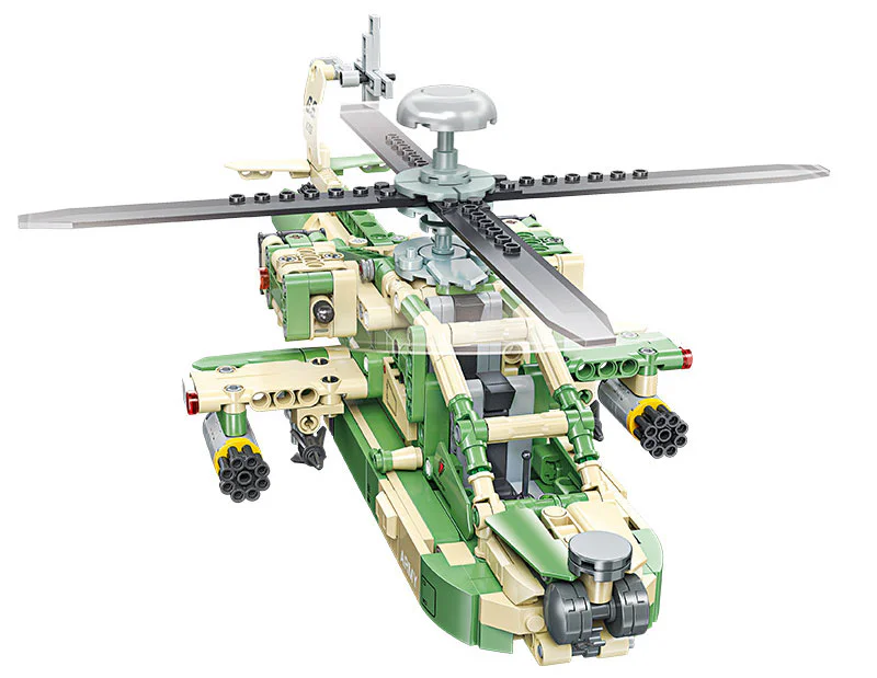 Apache helicopter 杰星 JIESTAR 58094 image 2