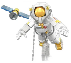 Moonboarding: suspended astronauts