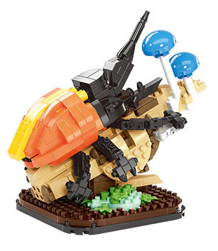 World of Insects: The Giant Worm 魔域积木 MOYUBLOCK MY97129