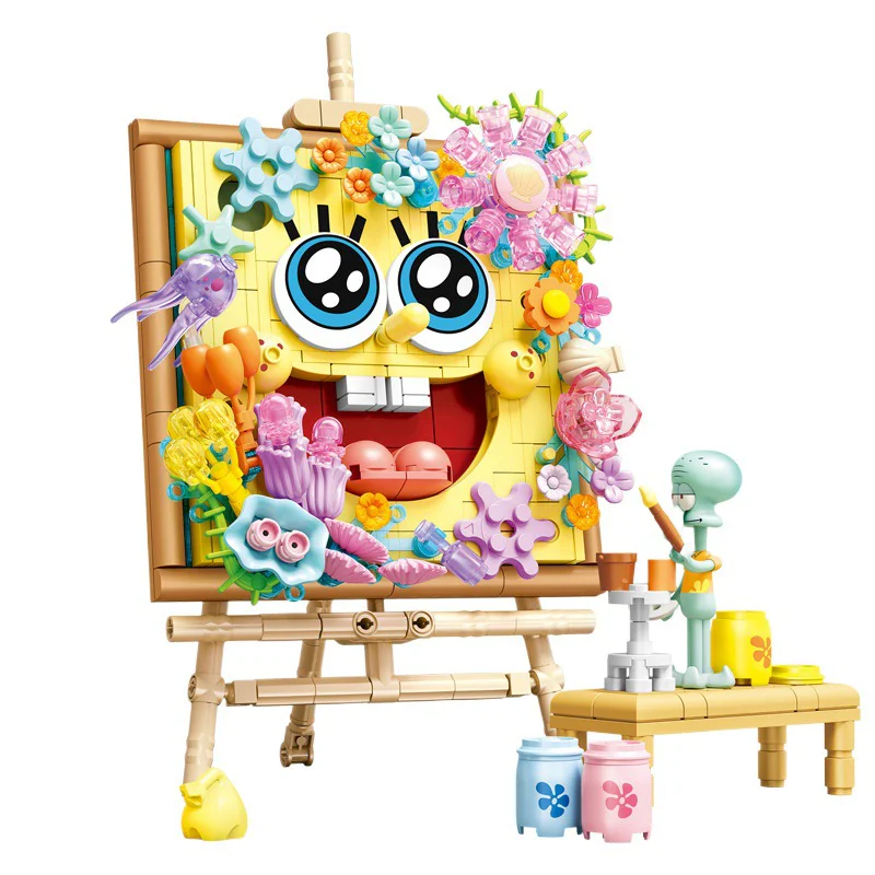 SpongeBob: flower art 森宝 SEMBO 612215