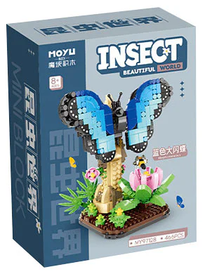 Insect World: Blue Fluttershy 魔域积木 MOYUBLOCK MY97128 image 2