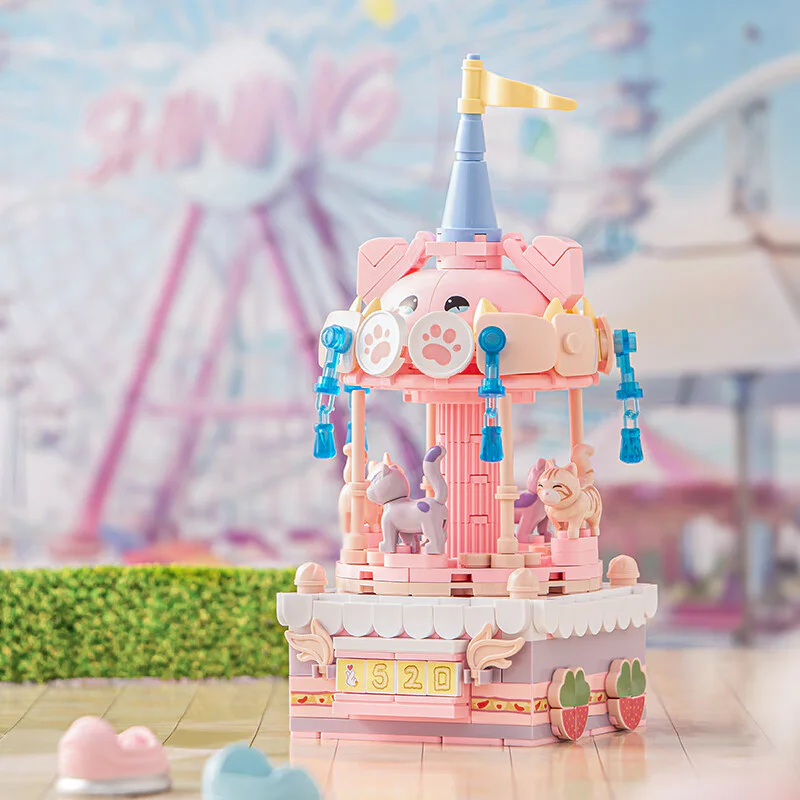 MINI'S SWEET PONY TABLE SET, THREE 小鲁班 Sluban M38-P8027 image 1