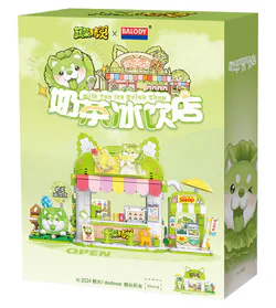 Vegetable elves: cabbage dog and tea and ice-cream