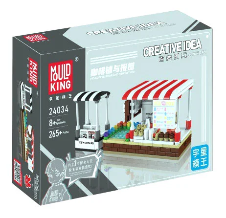 MINI-MINI: COFFEE SHOP AND NEWSPAPER STAND 宇星模王 MOULDKING 24034