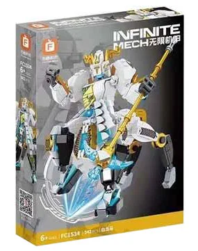 Western Rover Armour 2.0: White Dragon Horse 方橙积木 Forange FC1534