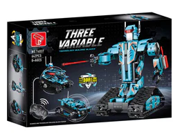 Triple robot. Blue