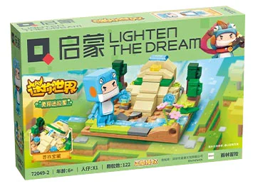 Miniworld: Brave Star 4 Volcanic Runaway, Rainforest Adventure, Ocean Explorer, Star Station Travel 启蒙 QMAN/ENLIGHTEN/Keeppley 72049 image 2