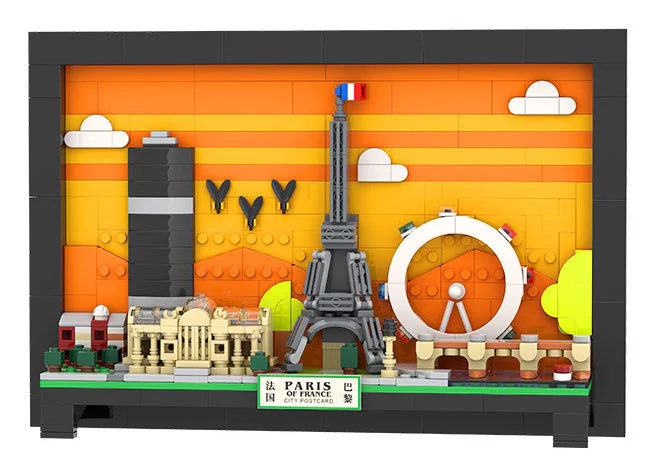 City postcard: Paris 万格 WANGE/乐博士 Dr.Luck 4925