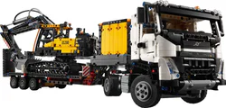 Volvo FMX truck and EC230 green power excavator