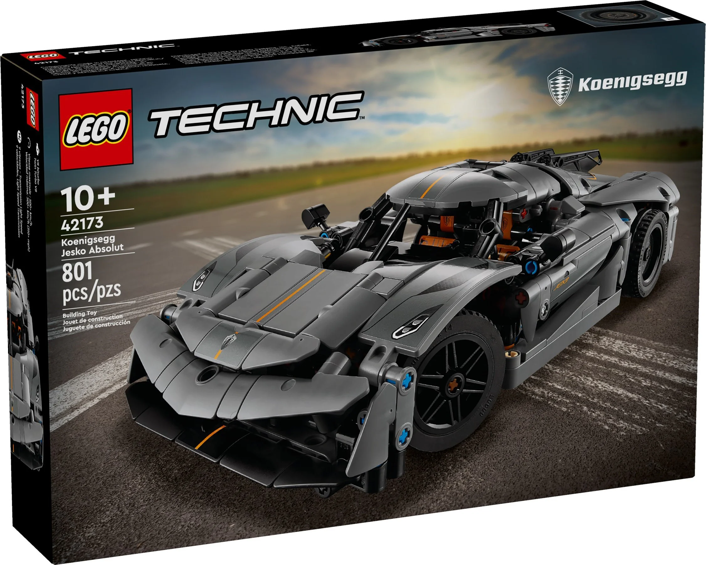Koenigsgg Jesko Absolut Grey Scramble 乐高 LEGO 42173 image 1