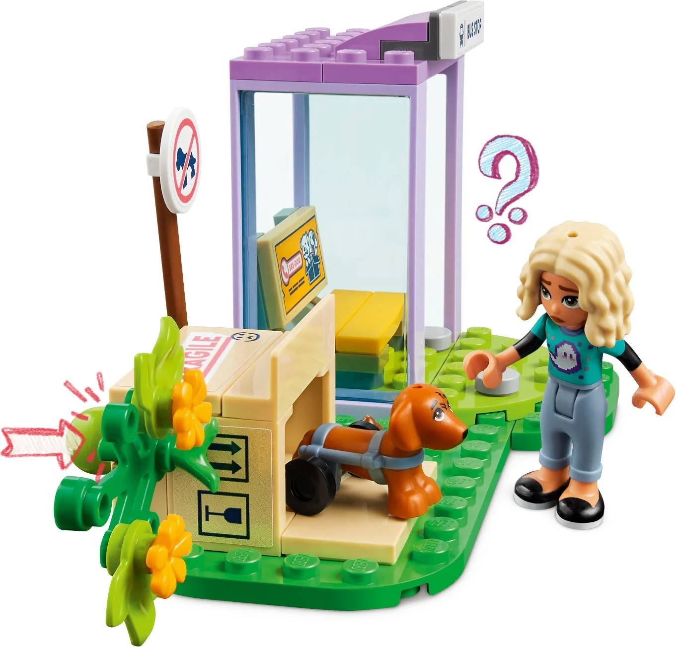 Dog rescue truck 乐高 LEGO 41741 image 2