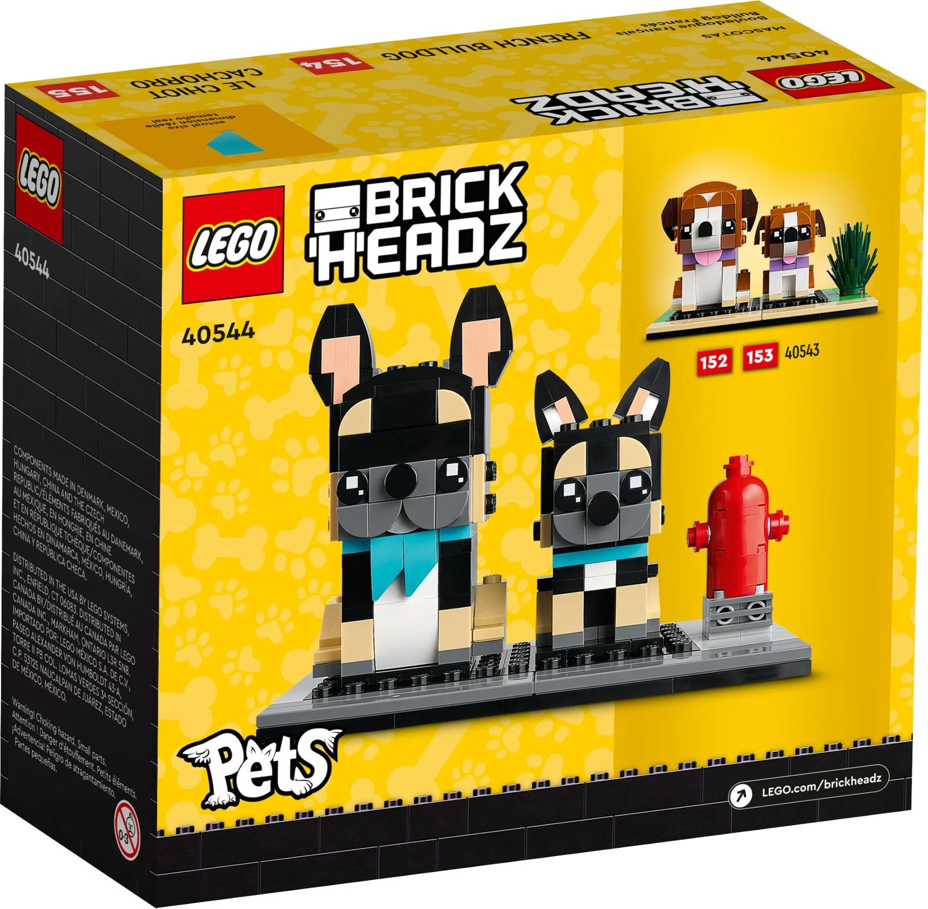 French bulldogs 乐高 LEGO 40544 image 4