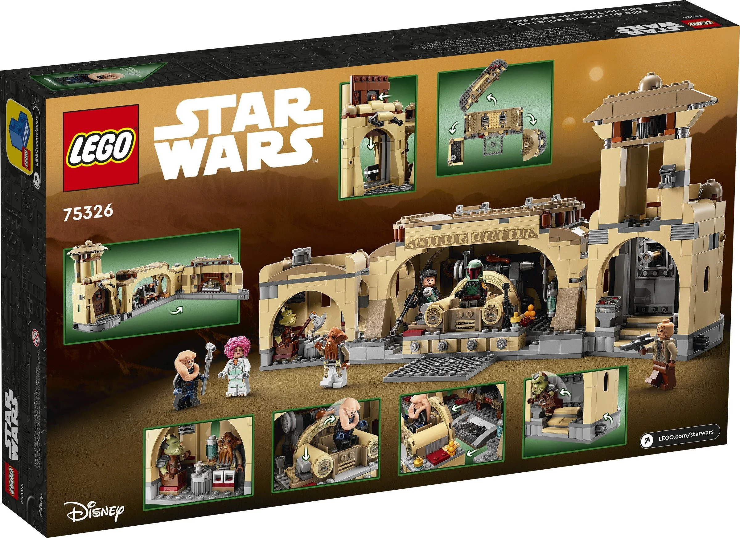 The Book of Boba Fett: The Palace of Boba Fett 乐高 LEGO 75326 image 10