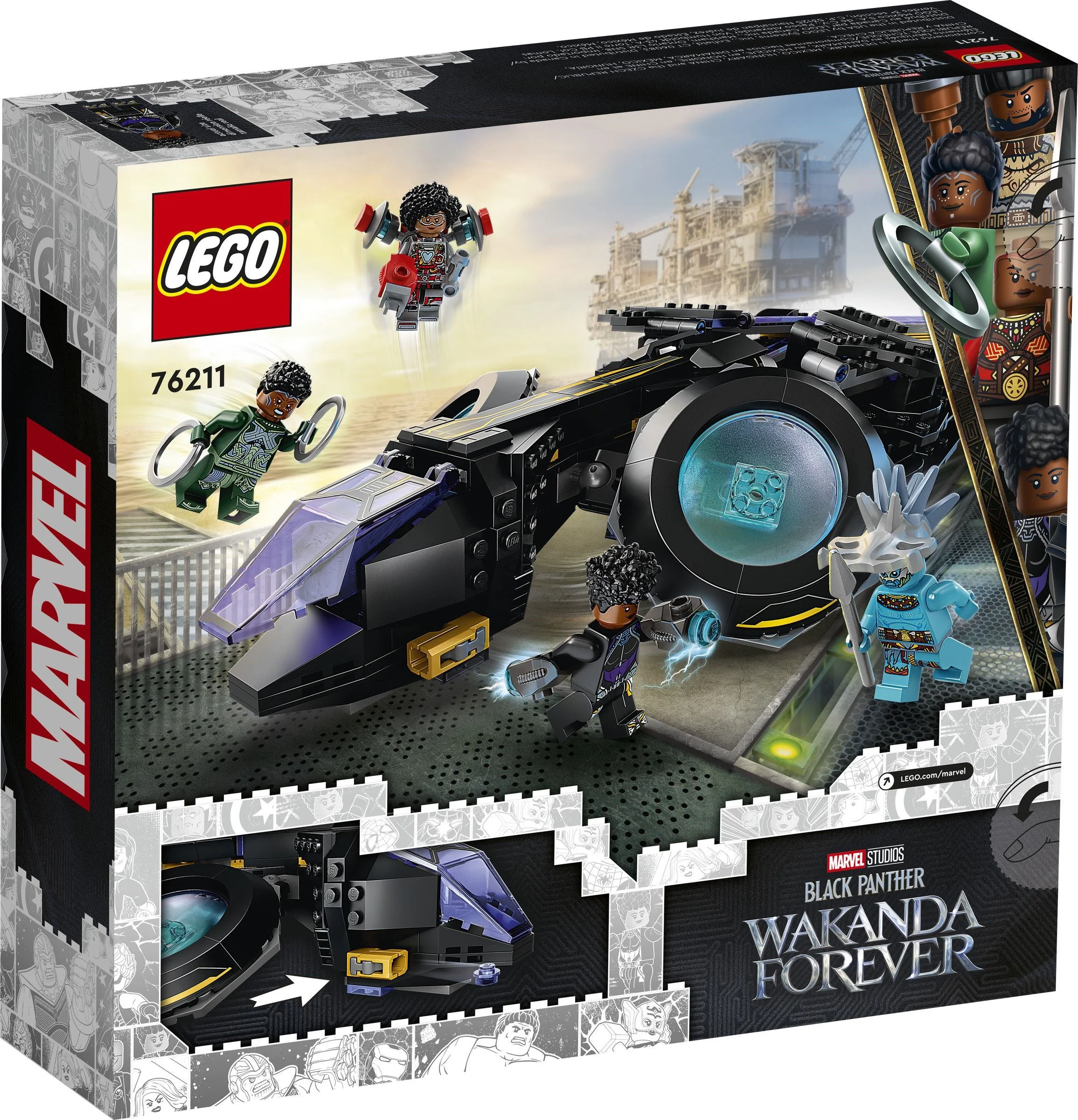 Black Panther: Suri's solar bird vehicle 乐高 LEGO 76211 image 10