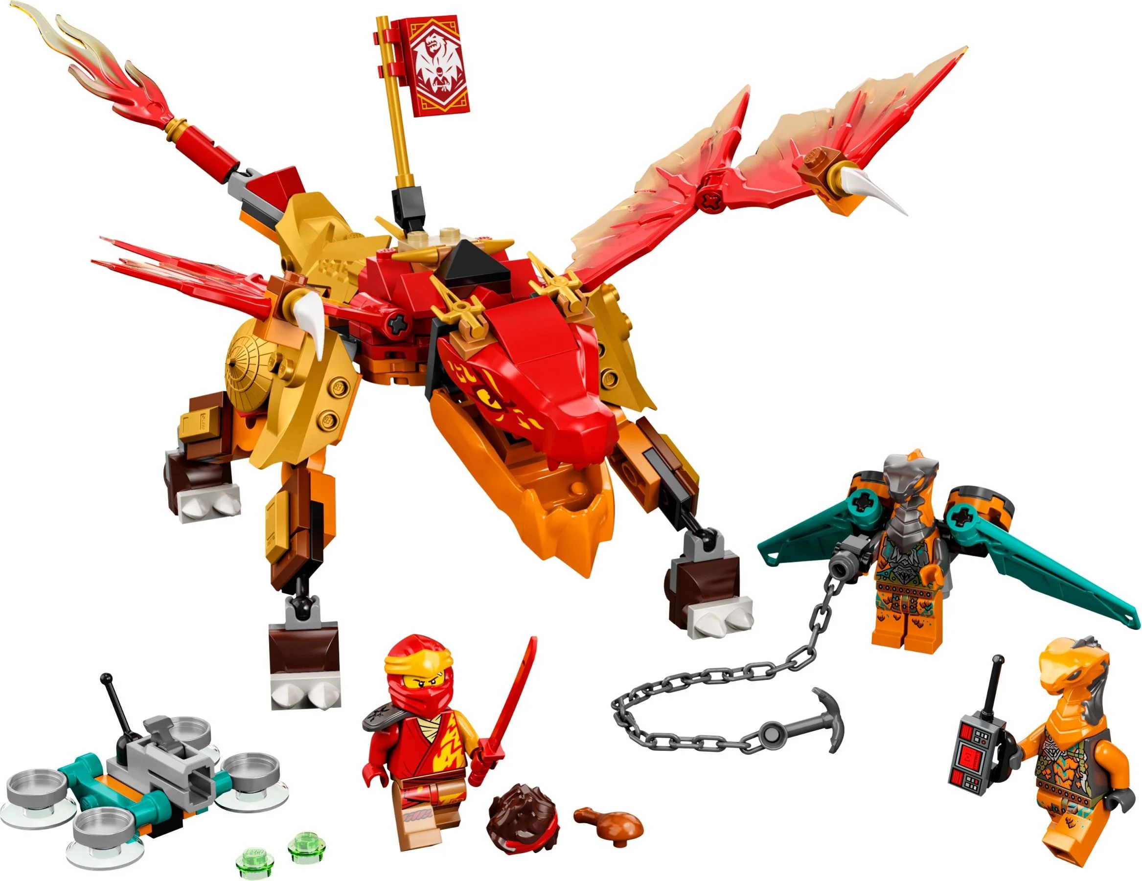 KAI'S FLAMING DRAGON, EVO 乐高 LEGO 71762