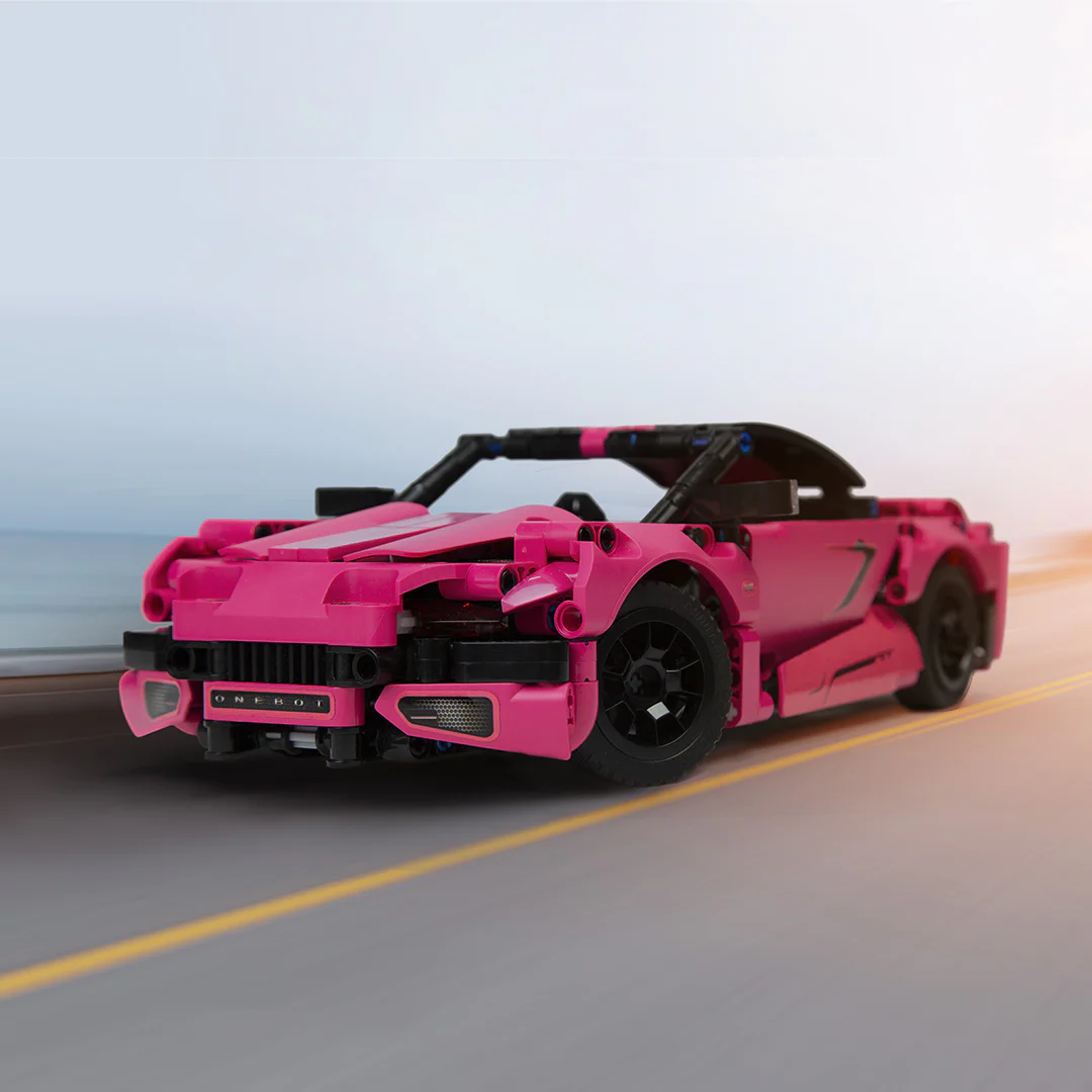 Brick Super Run: Pursuing Wind 1:16 Barbie Pink, Deep Space Grey ONEBOT/米兔MITU/小米MI OBJZF62AIQI image 1