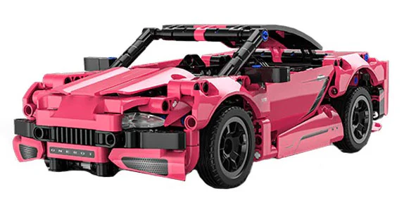 Brick Super Run: Pursuing Wind 1:16 Barbie Pink, Deep Space Grey ONEBOT/米兔MITU/小米MI OBJZF62AIQI image 6