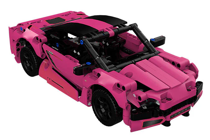 Brick Super Run: Pursuing Wind 1:16 Barbie Pink, Deep Space Grey ONEBOT/米兔MITU/小米MI OBJZF62AIQI image 7