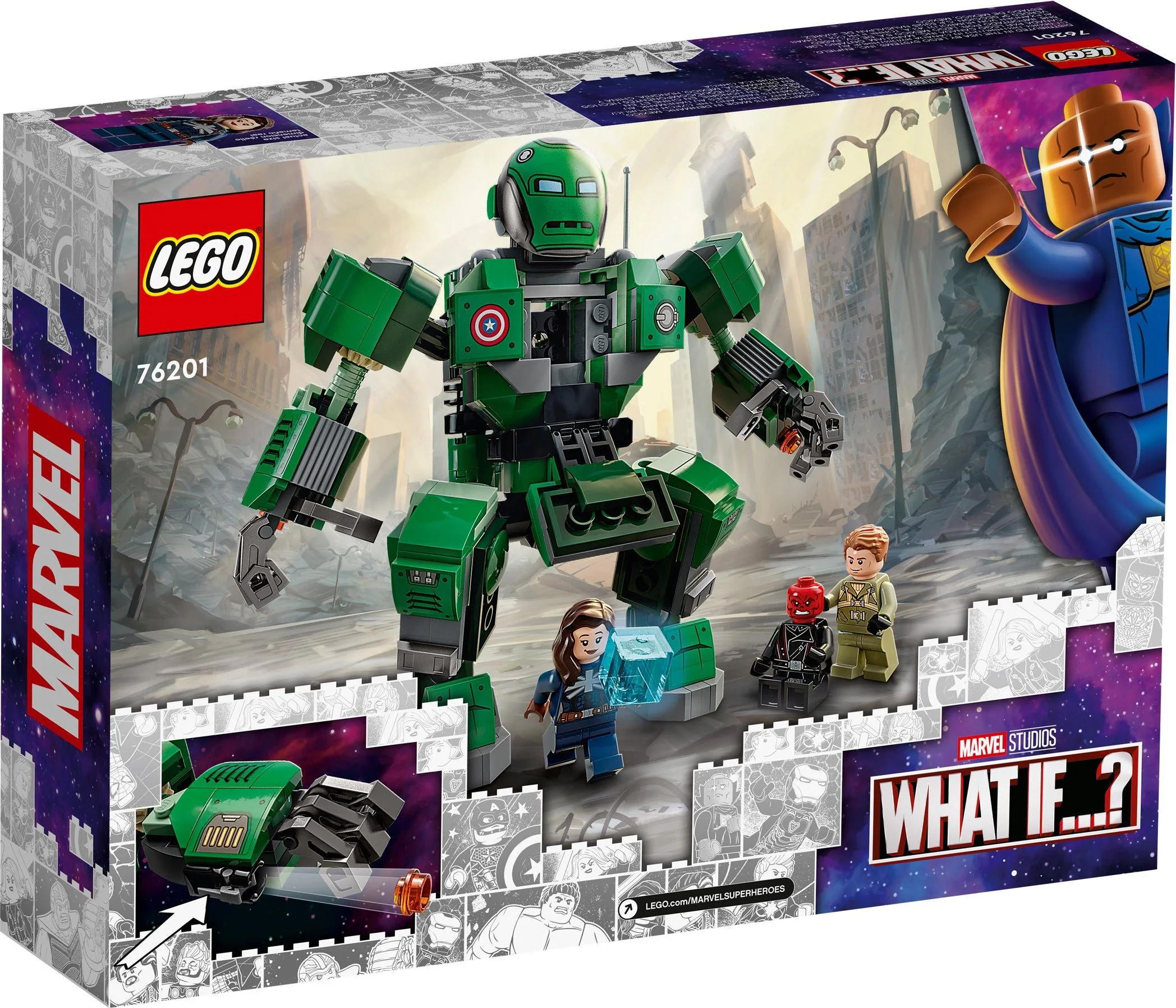 Superheroes of Manover: Captain Carter and HYDRA Sniper 乐高 LEGO 76201 image 5