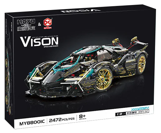 Lamborghini Veneno V12 Vision Gran Turismo concept car. 魔域积木 MOYUBLOCK MY88001B image 4