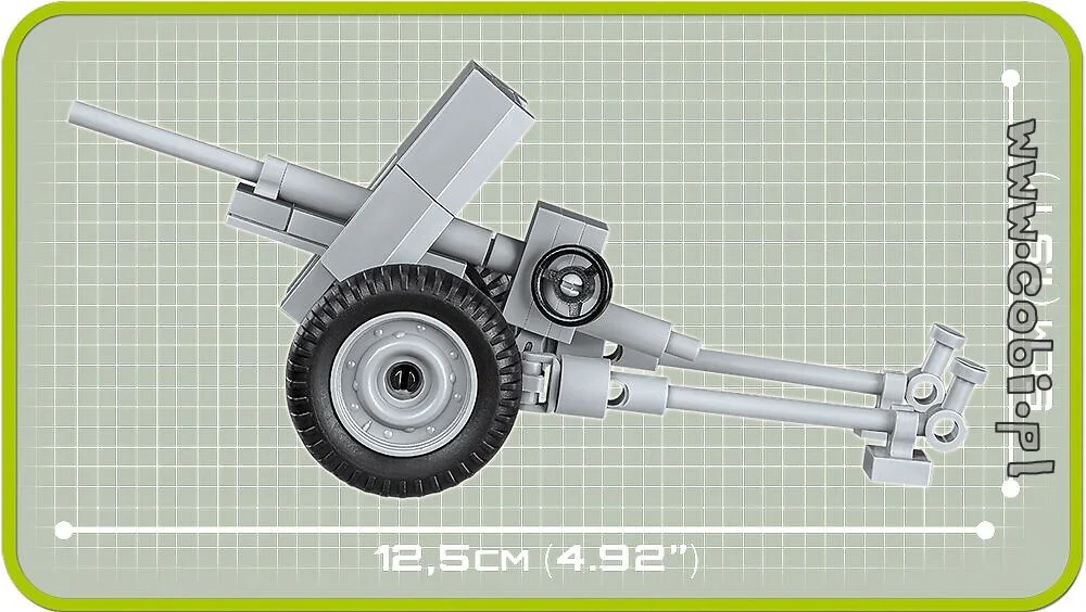 37mm Pak36 anti-tank gun COBI 2396 image 2