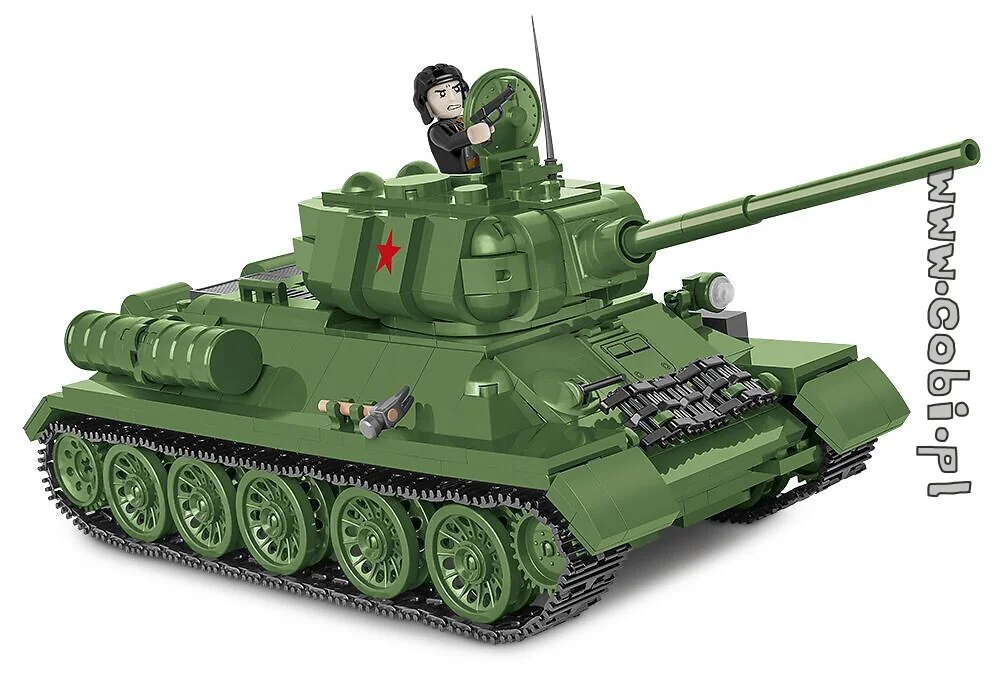 SOVIET ARMY TANK T-34/85 COBI 2542 image 3