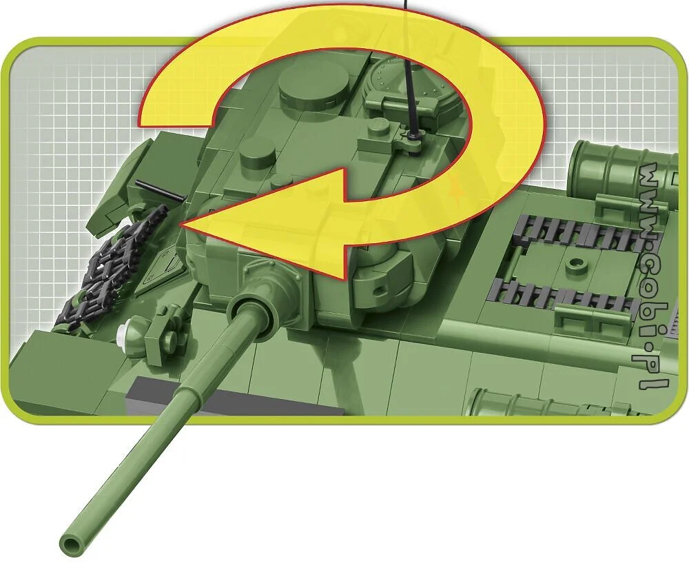 SOVIET ARMY TANK T-34/85 COBI 2542 image 6