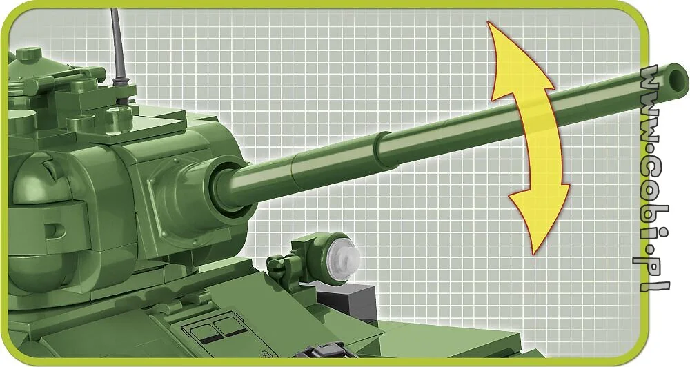 SOVIET ARMY TANK T-34/85 COBI 2542 image 7