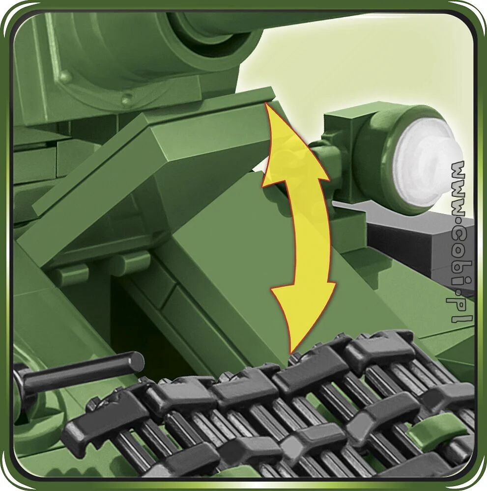 SOVIET ARMY TANK T-34/85 COBI 2542 image 9
