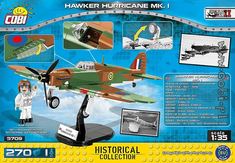 Hurricane fighter Mk.I COBI 5709 image 7