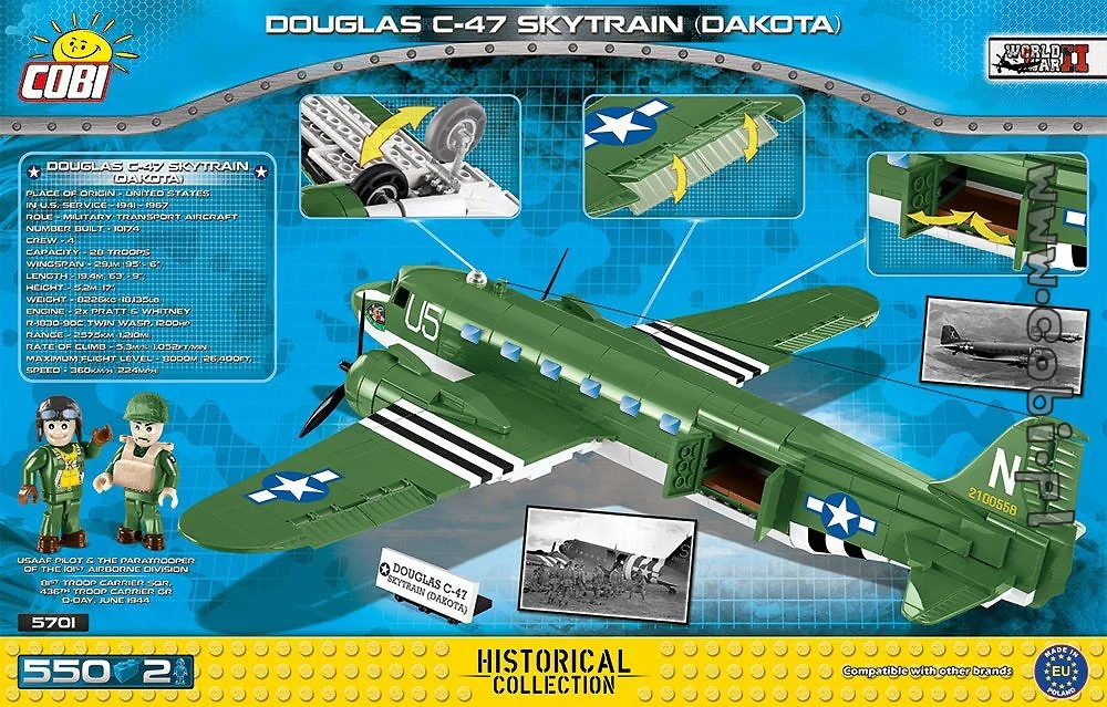 Douglas C-47 Air Train D-Day version COBI 5701 image 4