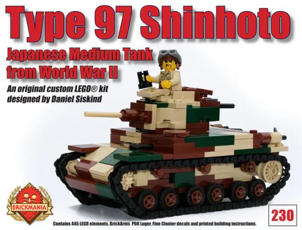 Type 97 Medium Tank Brickmania 230