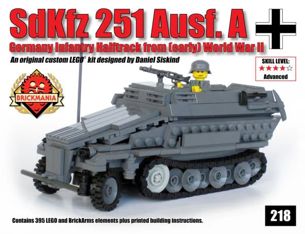 SdKfz 251/2 tracked Brickmania 218