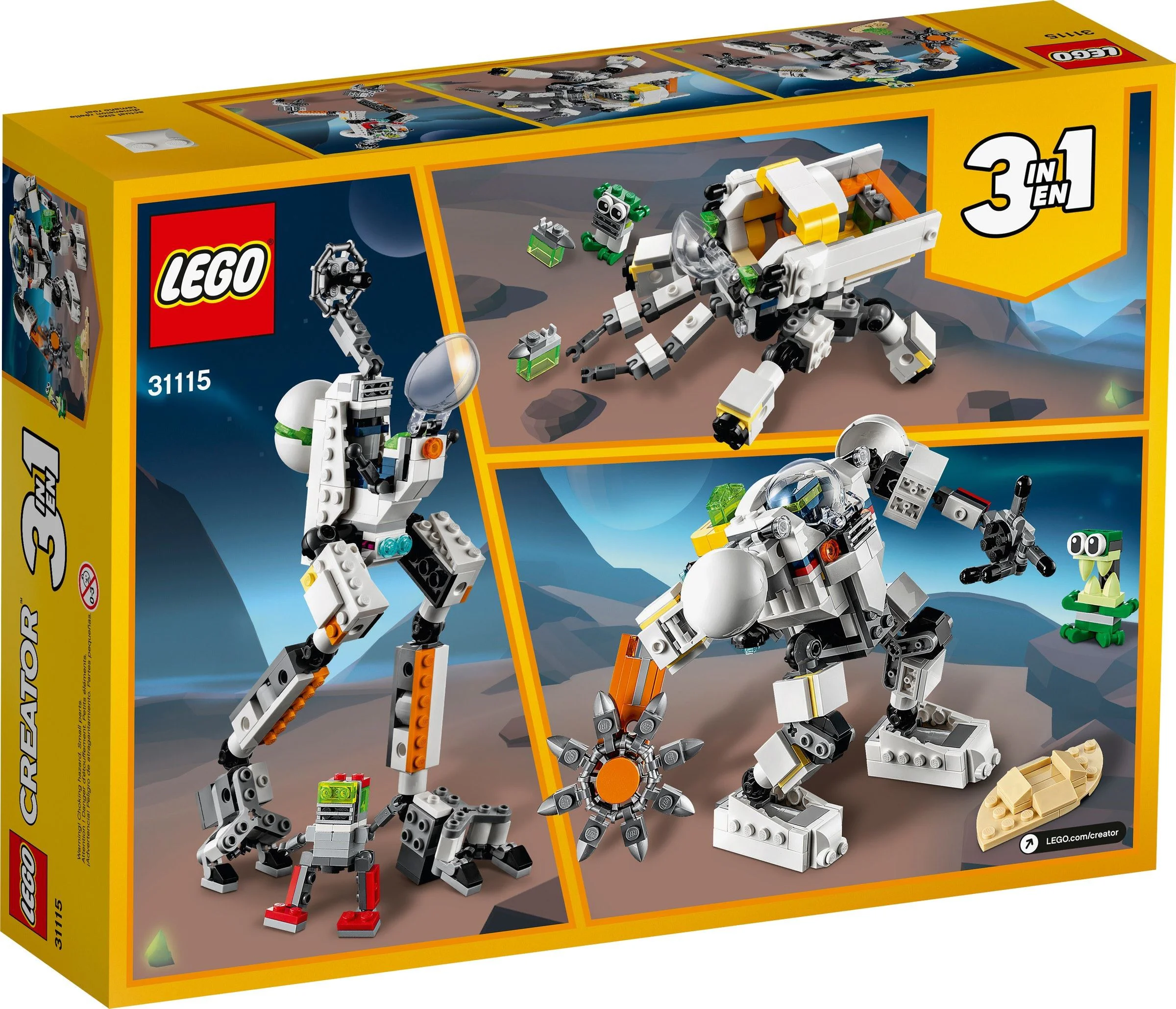 Space mining machine armor 乐高 LEGO 31115 image 3