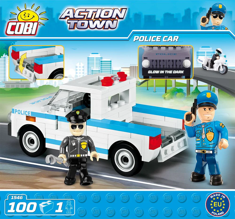 Police Car COBI 1546 image 1