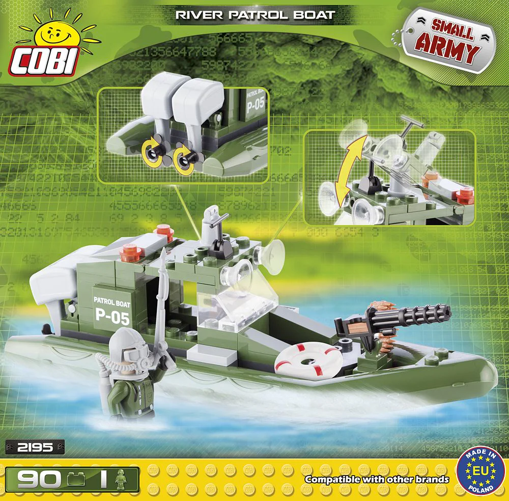 River patrol boat COBI 2195 image 1