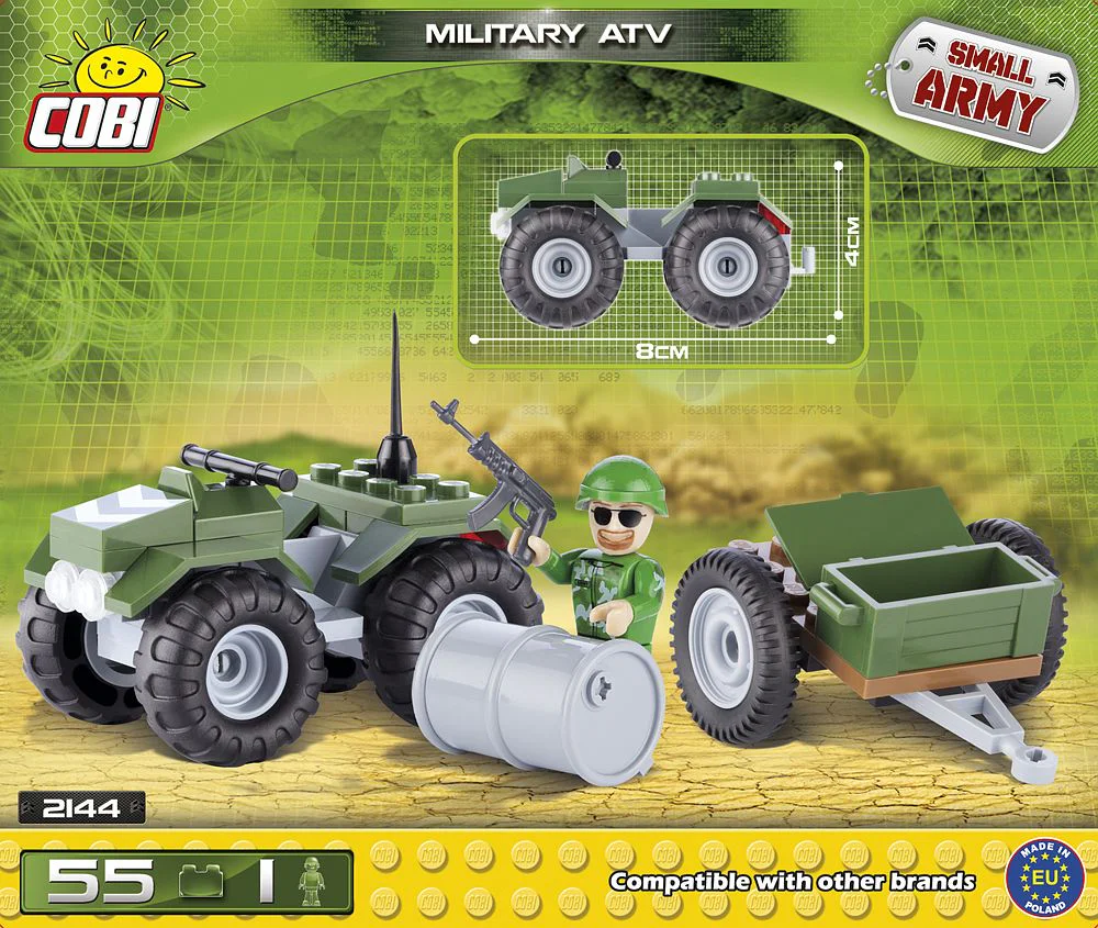 Military All-Terrain Vehicle COBI 2144 image 1