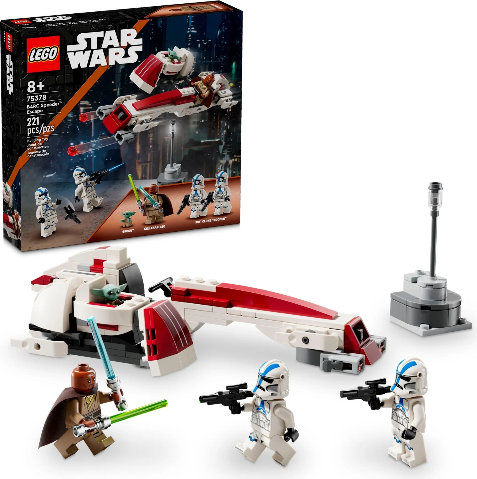 MANDALOS: BARC FLIGHT MOTORBIKE ESCAPE 乐高 LEGO 75378 image 1
