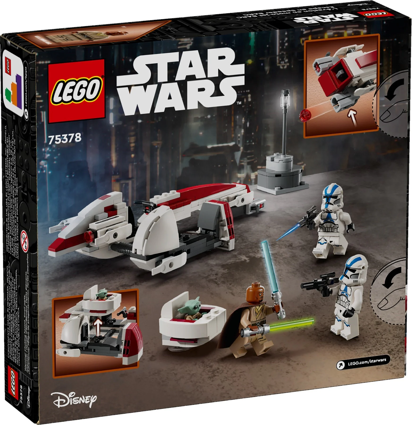 MANDALOS: BARC FLIGHT MOTORBIKE ESCAPE 乐高 LEGO 75378 image 2
