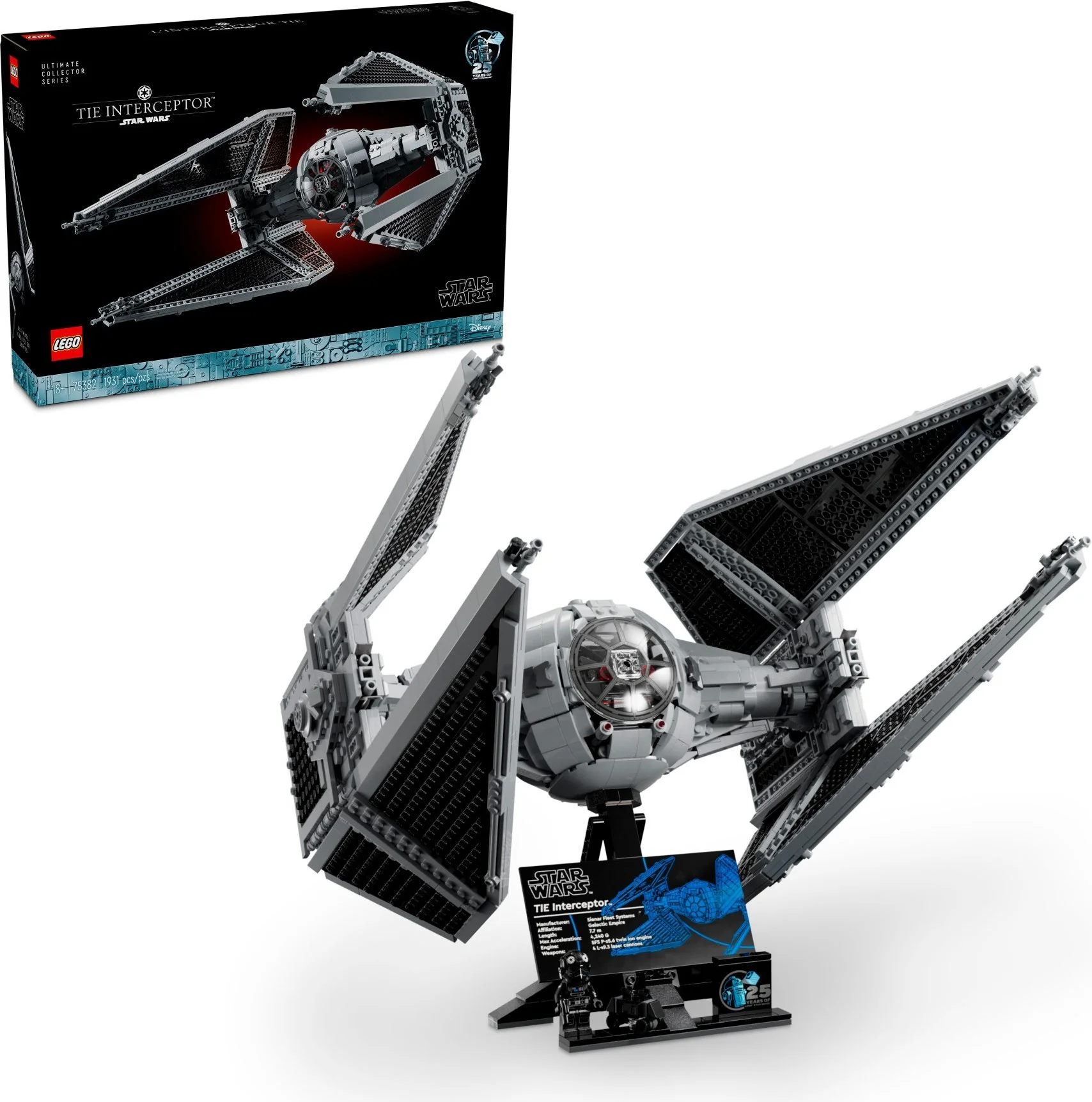 TIE INTERCEPTOR 乐高 LEGO 75382 image 12