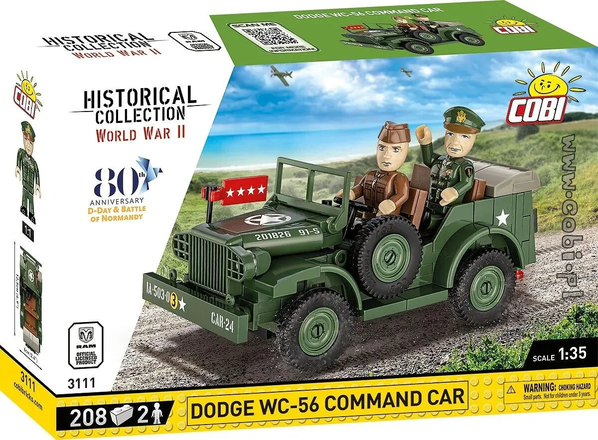 DODGE WC-56 COMMAND VEHICLE 1:35 COBI 3111 image 3
