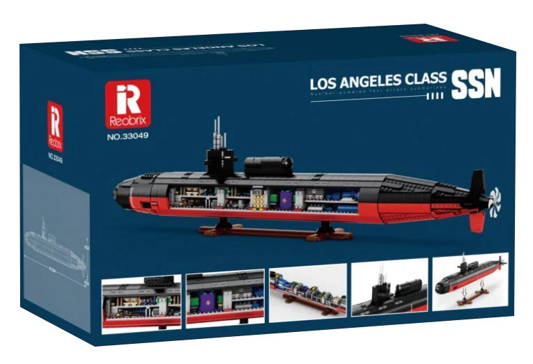 Los Angeles-class attack on a nuclear submarine 臻砖科技 Reobrix 33049 image 1