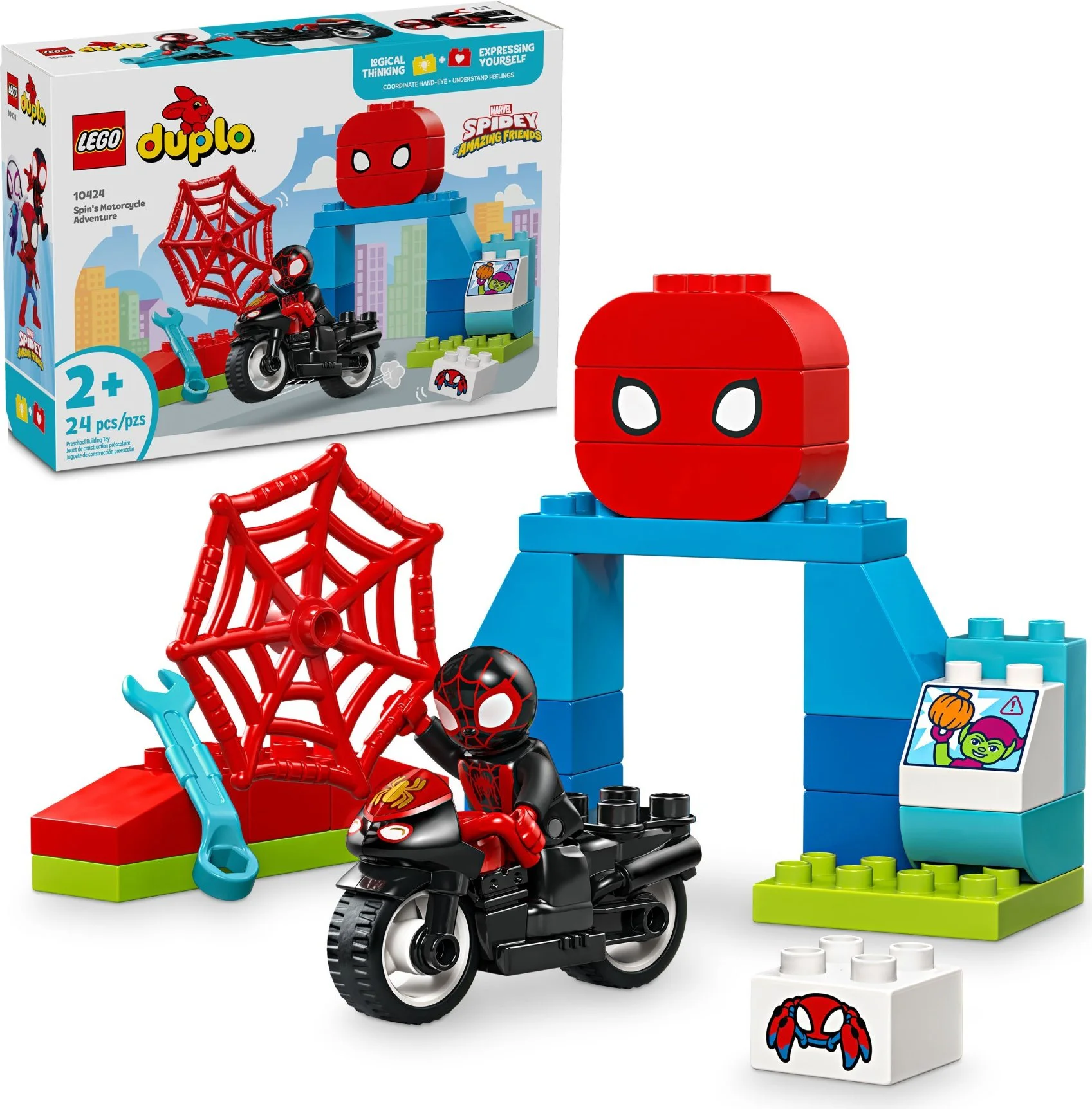 Spider-Man motorcycle adventure 乐高 LEGO 10424 image 1