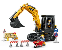 Three-thirty: wheeled excavators