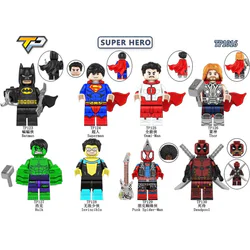 Superhero Mini Figures 8 Types