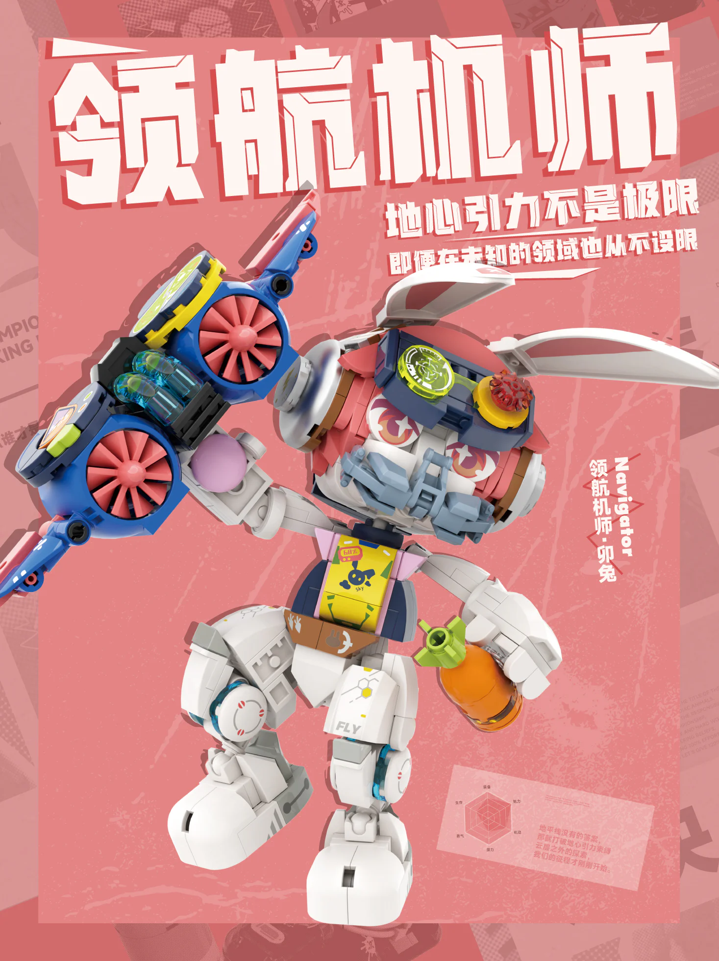 Pilot - Rabbit (in a context of navigating or leading) ib1001-4 image 1