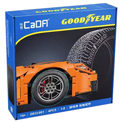 Solid-tempered tyre pack 1:8 咔搭 CaDA/双鹰 DoubleE D013-001 image 1